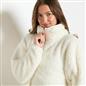 OHS Half Zip Hoodie Plain Thermal Teddy Fleece Winter Jumper Pullover Sweatshirt