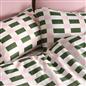 OHS Checkerboard Print Bedding Set Microfibre Duvet Cover with Pillowcase