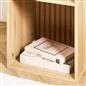 OHS Dallas Cube Storage Wood Effect Bookcase Freestanding Open Shelf Unit