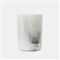 Bathroom Accessories 4 Piece Set Ribbed Soap Dispenser Holder Tumbler Toothbrush