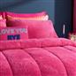 OHS Coverless Duvet 10.5 TOG Teddy Fleece Pillowcase Bedding Set Double King