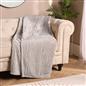 OHS Tufted Arches Throw Teddy Fleece Blanket Winter Soft Warm Bedspread