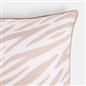 OHS Zebra Print Cushion Covers Matte Velvet Soft Luxury Square Pillowcases