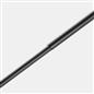 OHS 120-200cm Curtain Pole Extendable Metal 16mm Ball Trumpet Twist Finnials