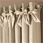 OHS Velvet Eyelet Curtains Bow Decor 2 Pair Of Ready Made Luxury Thick Ring Top