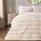 OHS Tufted Boucle Stripe Duvet Cover with Pillowcase Thermal Winter Bedding Set