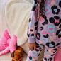 OHS Print Pyjama Set Pull Over Soft Fleece Kids Winter Loungewear Nightwear
