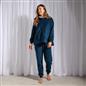 OHS Fleece Loungewear Set Coral Winter Sherpa Nightwear 2-Piece Hoodie Jogger