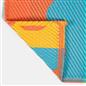 OHS Garden Rug Waved Lines Print Outdoor Waterproof Area Mat Patio Decor