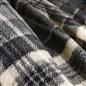 OHS Tartan Check Teddy Fleece Thermal Duvet Cover Bedding Set