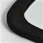 OHS Wall Mirror Matte Velvet Irregular Home Decor Vanity Living Room Bedroom