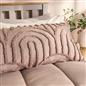 OHS Tufted Arches Bolster Cushion Fleece Soft Maternity Support Filled Pillow