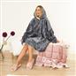 Sienna Crushed Velvet Hoodie Blanket Giant Wearable Oversized Sherpa Sweatshirt