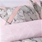 OHS Marble Reversible Duvet Cover Pillowcases Bedding Set Double King