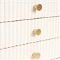 OHS Ribbed Desktop Drawers Organiser Freestanding Tabletop Cabinet Storage Unit