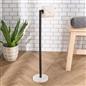 OHS Marble Toilet Roll Holder Stand Freestanding Tissue Paper Organiser