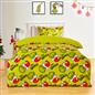 OHS x Grinch Bedding Set Kids Christmas Novelty Soft Duvet Cover with Pillowcase