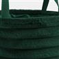 OHS Ribbed Storage Basket with Handles Faux Fur Compact Bucket Organiser