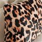 Leopard Cushion Reading Pillow Plush Plump Padded Soft Arms Lumbar Chair Support
