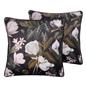 Floral Cushion Covers 2/4 Pack Sofa Couch Chair Filled Plump Seat Pads Decor Set