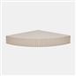 OHS Ribbed Floating Shelf Wall Storage Organiser Home Living Room Decor