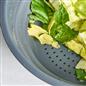 OHS Silicone Colander Set of 2 Collapsible Strainer Folding Draining Basket