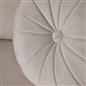 OHS Velvet Filled Cushion Round Bedroom Decor Scatter Chair Sofa Button Pillow