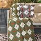 OHS Geo Print Throw Soft Blanket Polar Fleece Lightweight Bedspread