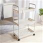 OHS Trolley Cart 3 Tier Roll Bathroom Storage Portable Kitchen Home Organiser