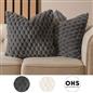 OHS Waffle Cushion Covers Faux Fur Soft Fleece Square Pillowcases Home Decor