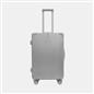 OHS Metallic Effect Suitcase Set 3-Piece Hard Shell Luggage 4 Wheel ABS