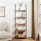 OHS 5-Tier Floating Shelf Wall Rack Display Unit Space Saving Home Decor