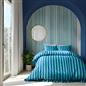 Frill Duvet Cover Bedding Set Pillowcase Stripe Quilt Luxury Double King Size
