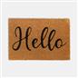 OHS Slogan Welcome Doormat Natural Non Slip Indoor Outdoor Coir Door Mat Rug