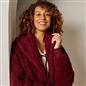 OHS Waterfall Cardigan Warm Teddy Fleece Open Front Wrap Loungewear Outwear