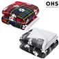Check Fleece Pet Blanket Throw Over Bed Supersoft Plush Sherpa Warm Chair Sofa