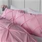 Pintuck Duvet Cover Pillowcase Pleated Polycotton Bedding Set Single Double King
