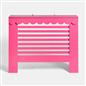 OHS Scallop Radiator Cover Engineered Wood Modern Side Board Cabinet Shelf