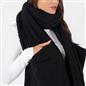 OHS Long Teddy Fleece Scarf Pocket Soft Wrap Plush Womens Shawl Neck Hand Warmer