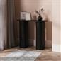 OHS Madison Console Table Ribbed Engineered Wood Entryway Display Unit Decor