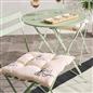 OHS Seat Pads 2 Water Resistant Outdoor Cushions Garden Chair Covers Ties
