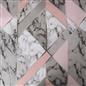 OHS Marble Reversible Duvet Cover Pillowcases Bedding Set Double King