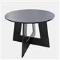 OHS Angular Dining Table 4-Seater Round Circle Kitchen Tables Engineered Wood