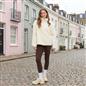 OHS Half Zip Hoodie Plain Thermal Teddy Fleece Winter Jumper Pullover Sweatshirt