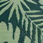 OHS Palm Print Garden Rug Outdoor Waterproof Area Mat Patio Decor