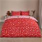 OHS Gingerbread Man Bedding Set Kids Xmas Reversible Duvet Cover with Pillowcase