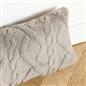 OHS Cable Knit Draught Excluder Draft Insulation Wind Blocker Door Stopper Decor