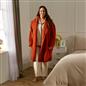 OHS Waterfall Cardigan Warm Teddy Fleece Open Front Wrap Loungewear Outwear