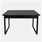 OHS Extendable Dining Table 4-6 Seater Chevron Wood Effect Kitchen Tables