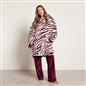 OHS Animal Prints Hoodie Blanket Sherpa Lined Fleece Wearable Throw